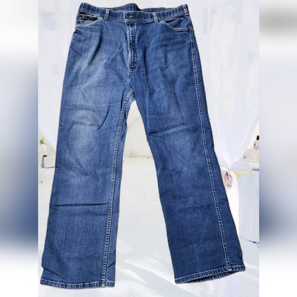 Levis Vintage Jeans 80s Wide Leg Orange Tab Mens 40x29 Blue Hippie Grunge Skater